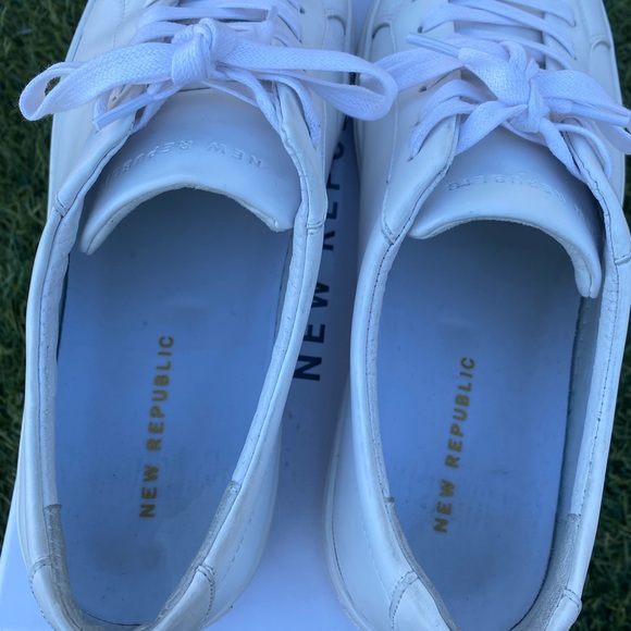 New Republic All White Dress Sneaker (Kurt) - Picture 10 of 10